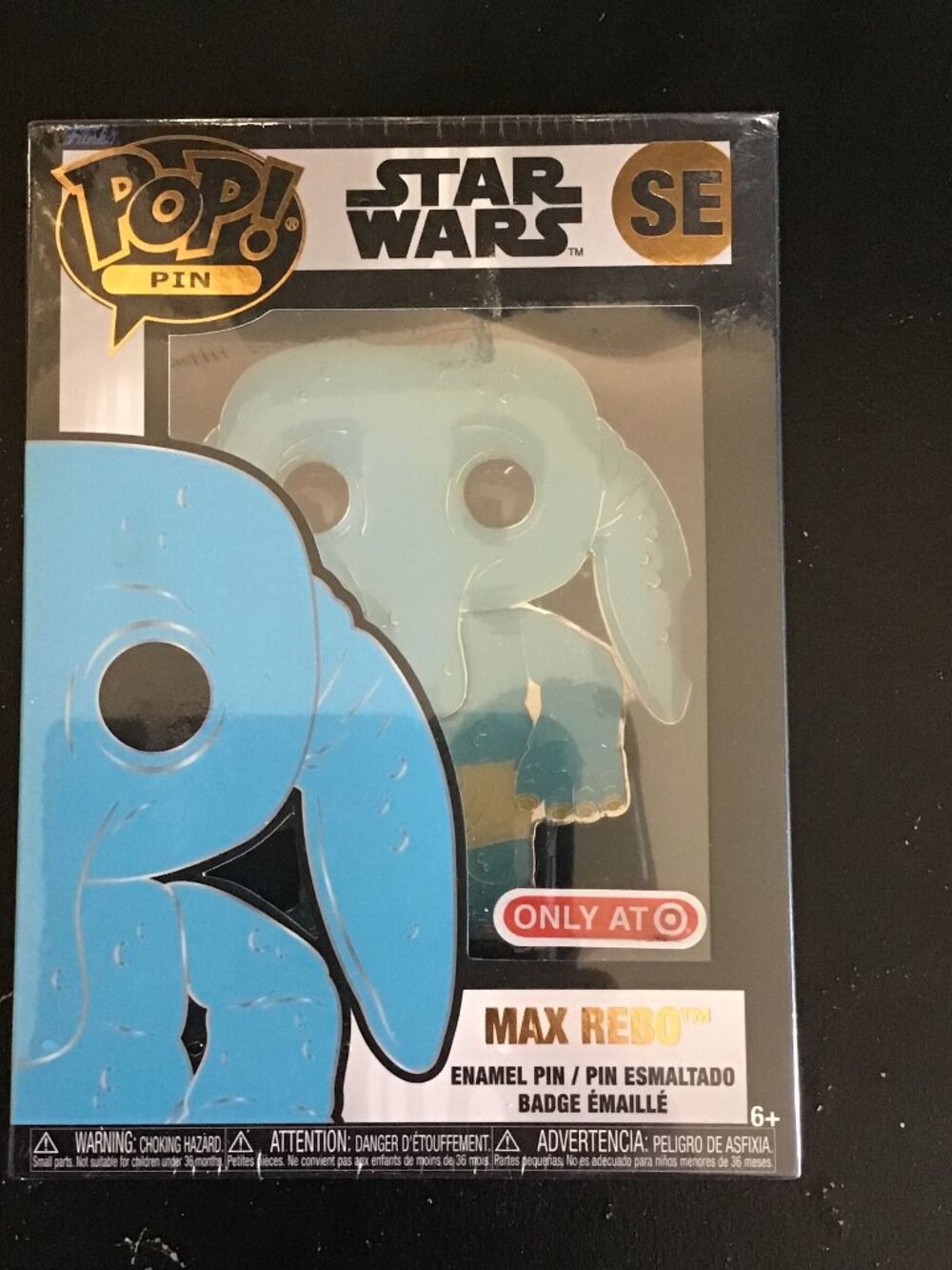 Funko Pop Pin Star Wars Max Rebo SE Target Exclusive 2023 New Sealed w/Plastic